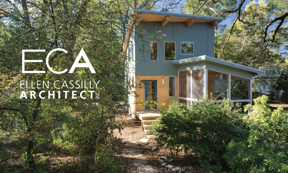 a house surrounded by trees